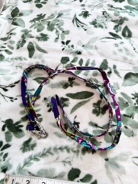 Vera Bradley Purple Teal Floral Crossbody Strap